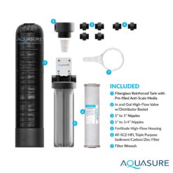AQUASURE Serene Series Whole house filtration Dual-Stage 10-GPM 25 Micron
