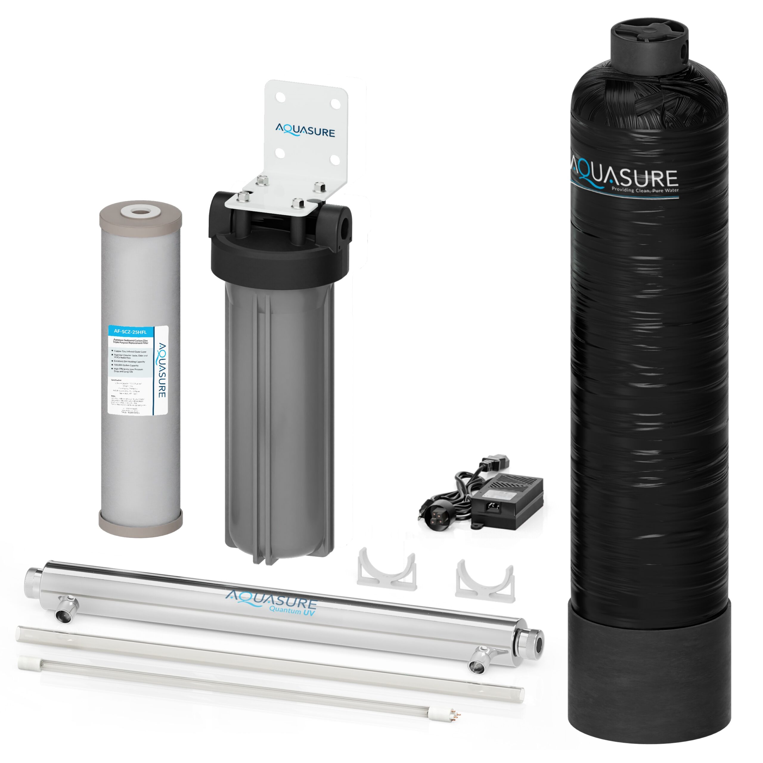 AQUASURE Serene Series Whole house filtration Triple-Stage 10-GPM 25 Micron