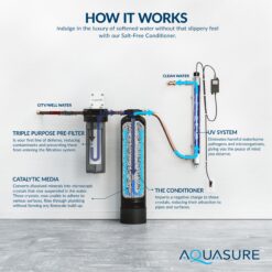AQUASURE Serene Series Whole house filtration Triple-Stage 10-GPM 25 Micron