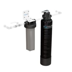 AQUASURE Fortitude Lite Carbon and Sediment Whole House Water Filtration System Dual-Stage 10-GPM 25 Micron
