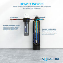 AQUASURE Fortitude Lite Carbon and Sediment Whole House Water Filtration System Dual-Stage 10-GPM 25 Micron