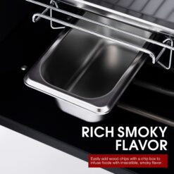 Royal Gourmet 28-Inch Analog Electric Smoker with 3 Racks 454-Sq. in Black Electric Smoker