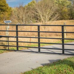 Mighty Mule 18-Feet Single swing Universal Battery Driveway Gate Opener Kit (Solar Compatible)