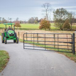 Mighty Mule 16-Feet Single swing Universal Battery Driveway Gate Opener Kit (Solar Compatible)