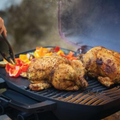 NAPOLEON TravelQ 285 with Griddle 285-Sq. in Red Portable Liquid propane Grill