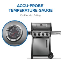 NAPOLEON Freestyle 425 Graphite Grey 4 -Burner Liquid Propane Gas Grill
