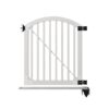 WamBam Fence Premium 4-ft H x 4-ft W Arched Pool Style Vinyl Fence gate No Dig (Unassembled)