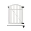 WamBam Fence Premium 5-ft H x 4-ft W 3-Rail Arched Pool Style Vinyl Fence gate No Dig (Unassembled)