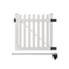 WamBam Fence Premium 4-ft H x 4-ft W Picket Vinyl Picket Fence gate No Dig (Unassembled)