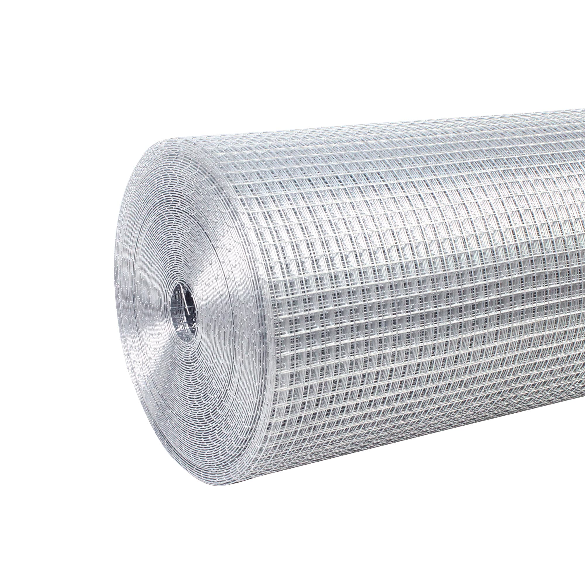 Maocao Hoom 100-ft x 5-ft 19 -Gauge Silver Metal Welded Wire Rolled Fencing 1/2-in x 1/2-in - Mesh Size