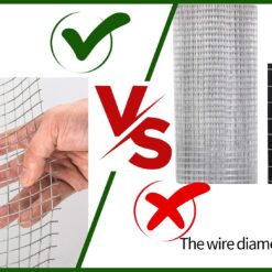 Maocao Hoom 100-ft x 5-ft 19 -Gauge Silver Metal Welded Wire Rolled Fencing 1/2-in x 1/2-in - Mesh Size