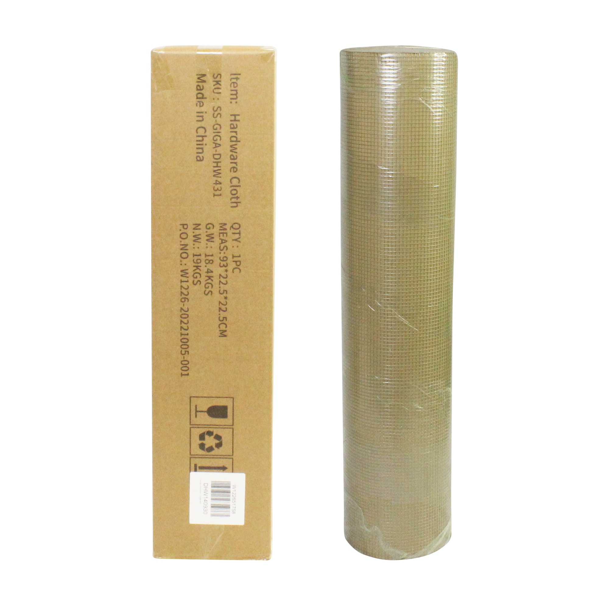 Maocao Hoom 100-ft x 4-ft 19 -Gauge Silver Metal Welded Wire Rolled Fencing 1/2-in x 1/2-in - Mesh Size