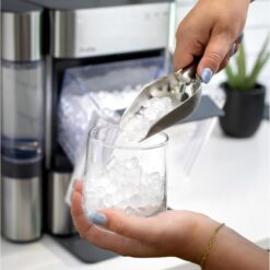 GE Profile Opal 2.0 Ultra Nugget Ice Maker with Side Tank and Scale Inhibiting Filter, Stainless Steel