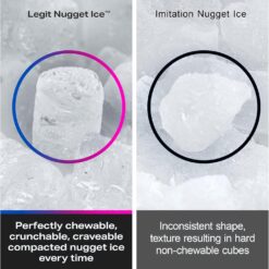 GE Profile Opal 2.0 Ultra Nugget Ice Maker with Side Tank and Scale Inhibiting Filter, Stainless Steel