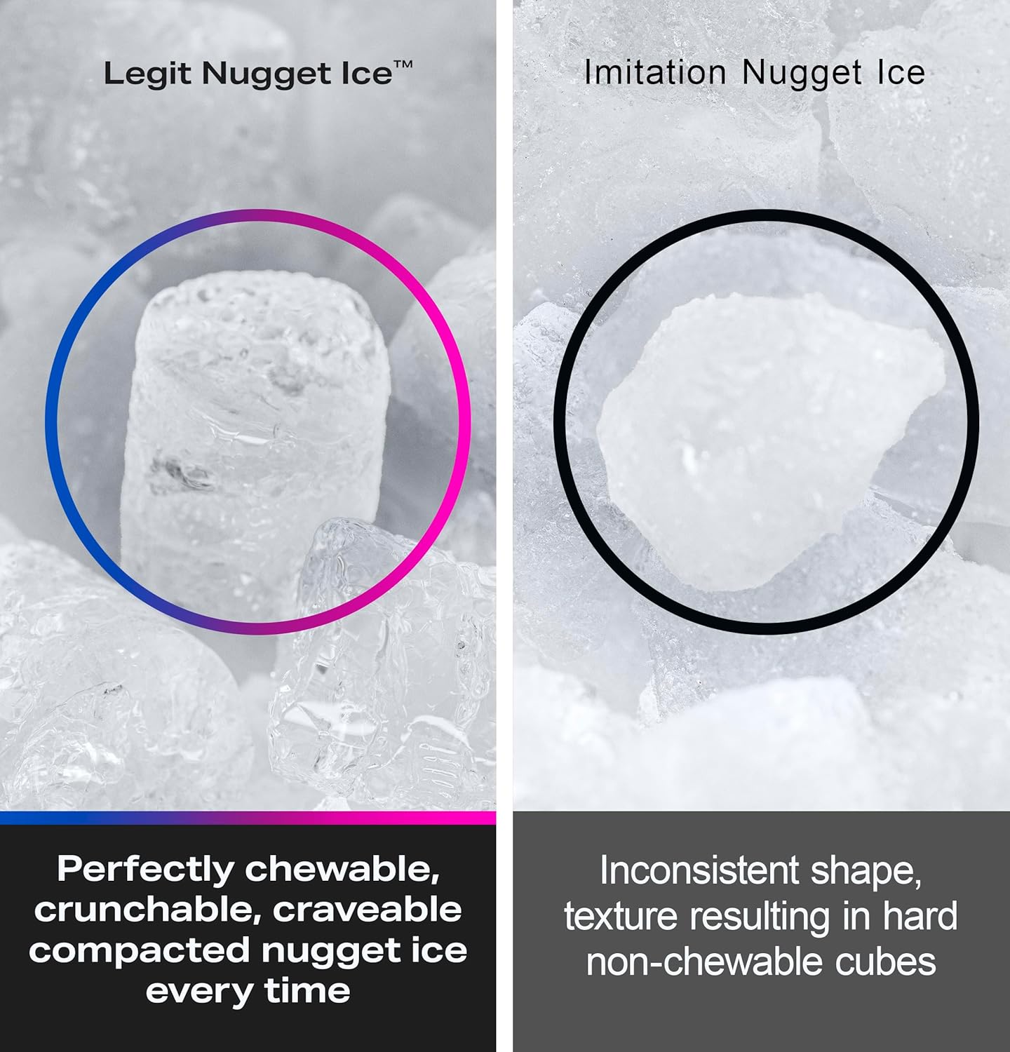 GE Profile Opal 2.0 Ultra Nugget Ice Maker with Side Tank and Scale Inhibiting Filter, Black