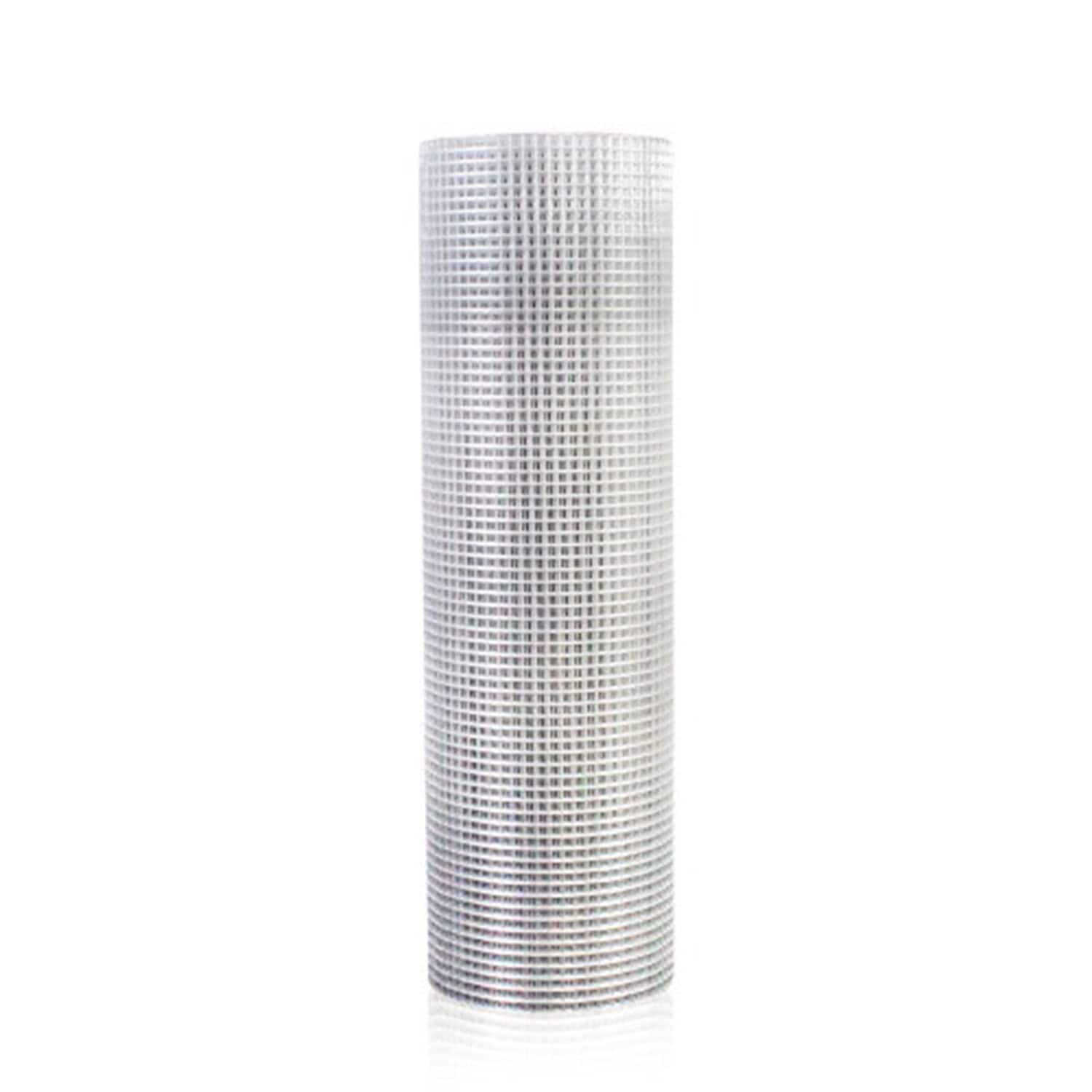 Mondawe 100-ft x 5-ft 19 -Gauge Silver Galvanized steel Barbless Wire Rolled Fencing 1/2-in x 1/2-in - Mesh Size