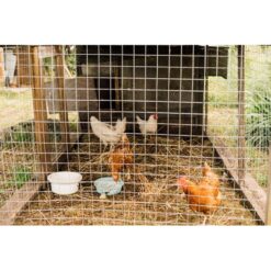 Mondawe 100-ft x 5-ft 19 -Gauge Silver Galvanized steel Barbless Wire Rolled Fencing 1/2-in x 1/2-in - Mesh Size