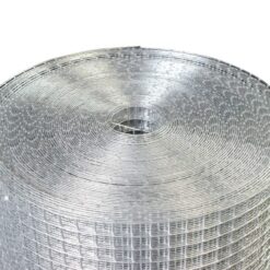 Mondawe 100-ft x 5-ft 19 -Gauge Silver Galvanized steel Barbless Wire Rolled Fencing 1/2-in x 1/2-in - Mesh Size