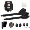 ALEKO 20.0-Feet Dual swing Universal Electric Driveway Gate Opener Kit (Solar Compatible)