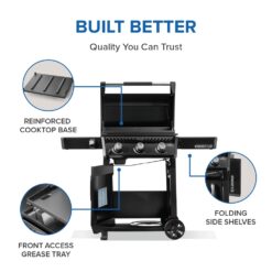 NAPOLEON Freestyle Griddles 3 -Burner Liquid propane Flat Top Grill