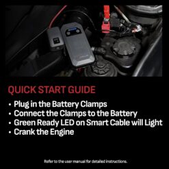 Schumacher Electric 12V Lithium Jump Starter & Power Pack - Portable 1000A Battery Jumper with 10W Wireless Charging, USBA/USBC Fast Charging & Multi-Mode LED Flashlight - 4-in-1 SL1672