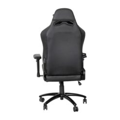 Emma + Oliver Teknik Black Ergonomic High Back Adjustable Gaming Chair with 4D Armrests; Head Pillow and Adjustable Lumbar Support with Red Stitching