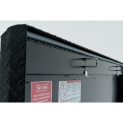 CRAFTSMAN 71.3-in x 19.5-in x 17.2-in Matte Black Aluminum Crossover Truck Tool Box