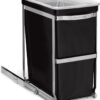 simplehuman 30 Liter / 8 Gallon Under Counter Kitchen Cabinet Pull-Out Trash Can, Heavy-Duty Steel Frame