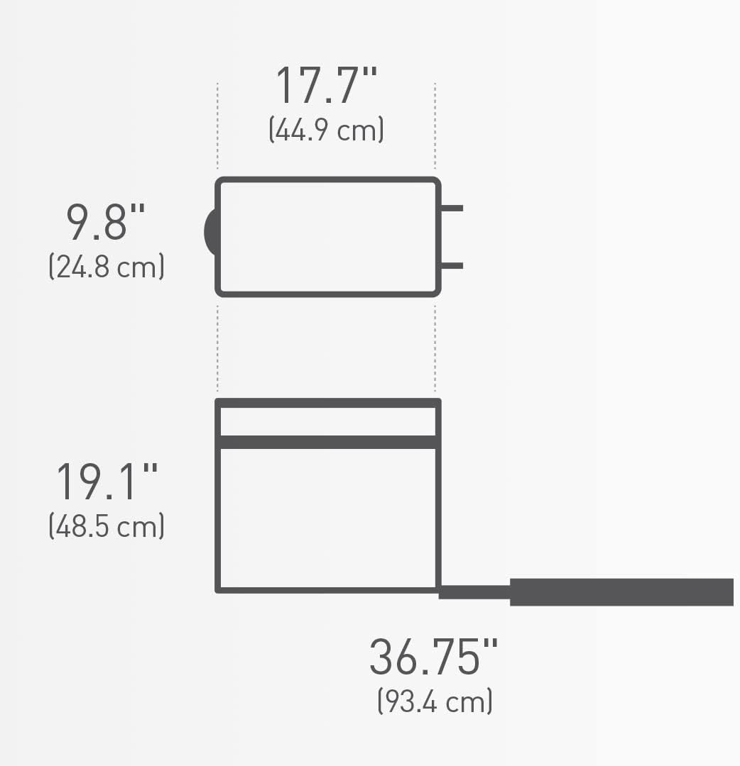 simplehuman 30 Liter / 8 Gallon Under Counter Kitchen Cabinet Pull-Out Trash Can, Heavy-Duty Steel Frame