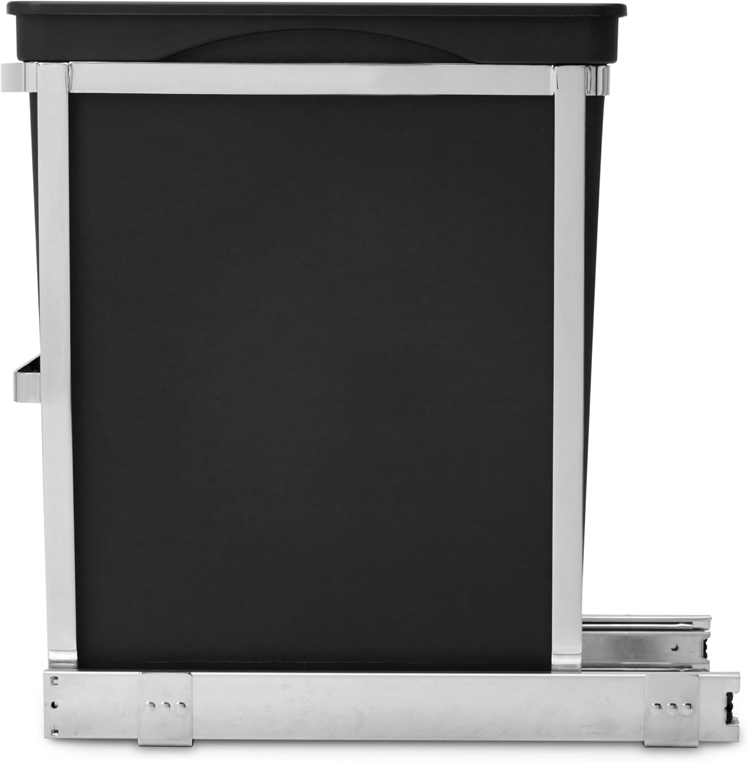 simplehuman 30 Liter / 8 Gallon Under Counter Kitchen Cabinet Pull-Out Trash Can, Heavy-Duty Steel Frame