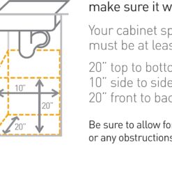simplehuman 30 Liter / 8 Gallon Under Counter Kitchen Cabinet Pull-Out Trash Can, Heavy-Duty Steel Frame