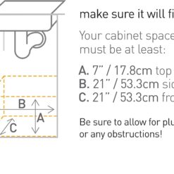 simplehuman KT1120 20 inch Pull-Out Cabinet Organizer, Heavy-Gauge Steel Frame Medium