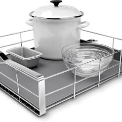 simplehuman KT1120 20 inch Pull-Out Cabinet Organizer, Heavy-Gauge Steel Frame Medium