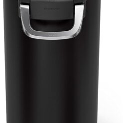 simplehuman 30 Liter, 32 lb / 14.5 kg Large Pet Food Storage Container for Dog Food, Cat Food, and Bird Feed, Matte Black