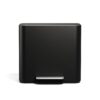 simplehuman Mini Step Can, 16L / 4.2 Gallon Space Efficient Trash Can for Hotel, Offices & Studios, 150,000-Step Strong Steel Pedal, Lid Shox Technology, Liner Pocket, Matte Black Stainless Steel