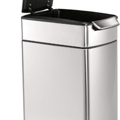 simplehuman 40 Liter/ 10.6 Gallon Slim Touch-Bar Kitchen Trash Can, Brushed Stainless Steel