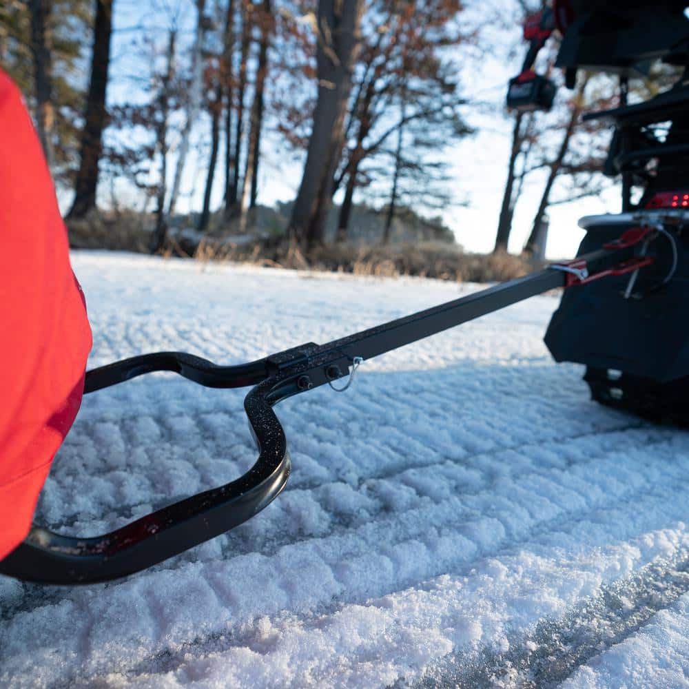 Eskimo EZ-Stow Pivoting Tow Hitch, Sleds, Black 38067