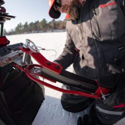 Eskimo EZ-Stow Pivoting Tow Hitch, Sleds, Black 38067