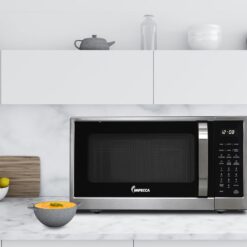 Impecca 1.3 Cu. Ft. Microwave Oven with Powerful Convection, Air fry, Roast, Large 12.8