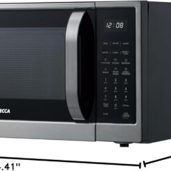 Impecca 1.3 Cu. Ft. Microwave Oven with Powerful Convection, Air fry, Roast, Large 12.8