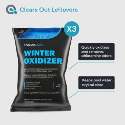 AquaDoc Pool Winterizing Kit for Closing Pools - Treats Up to 30,000 Gallons - Winter Closing Kit for Inground and Above Ground Pools - Winterizing Pool Chemicals Made in USA