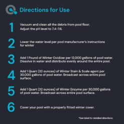 AquaDoc Pool Winterizing Kit for Closing Pools - Treats Up to 30,000 Gallons - Winter Closing Kit for Inground and Above Ground Pools - Winterizing Pool Chemicals Made in USA