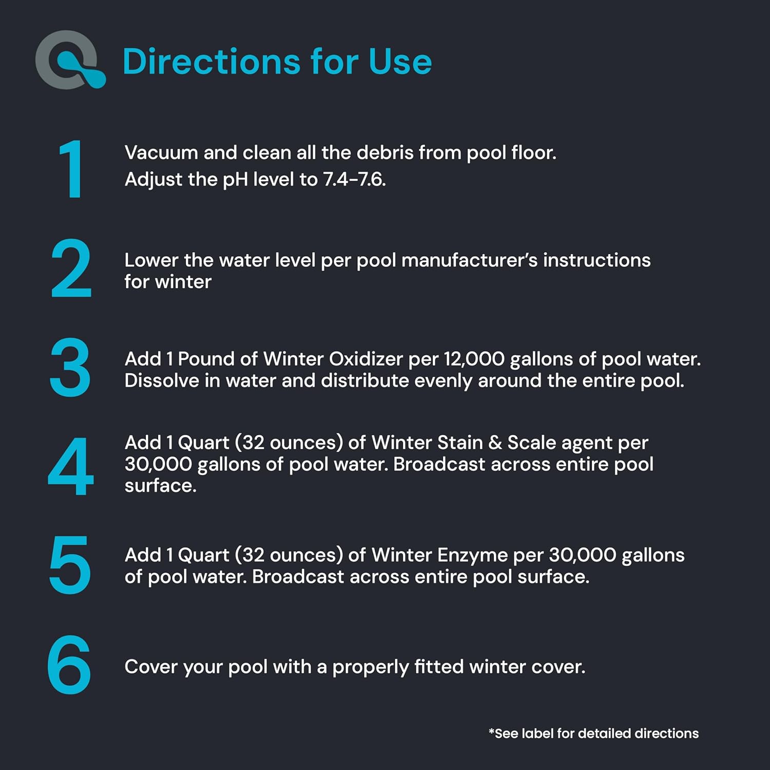 AquaDoc Pool Winterizing Kit for Closing Pools - Treats Up to 30,000 Gallons - Winter Closing Kit for Inground and Above Ground Pools - Winterizing Pool Chemicals Made in USA