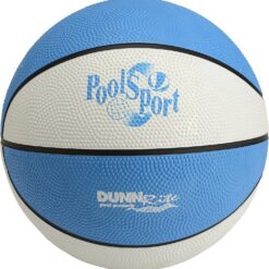Dunn-Rite PoolSport Swimming Pool Basketball Hoop w/Ball, Base, & 13.5 Inch Stainless Steel Rim for Adults & Kids, Choose Basketball or Volleyball Combo