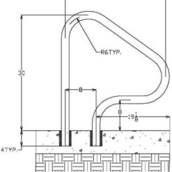 Rust Proof P-326-RTD White (Matching Color Escutcheons and Freight Included)