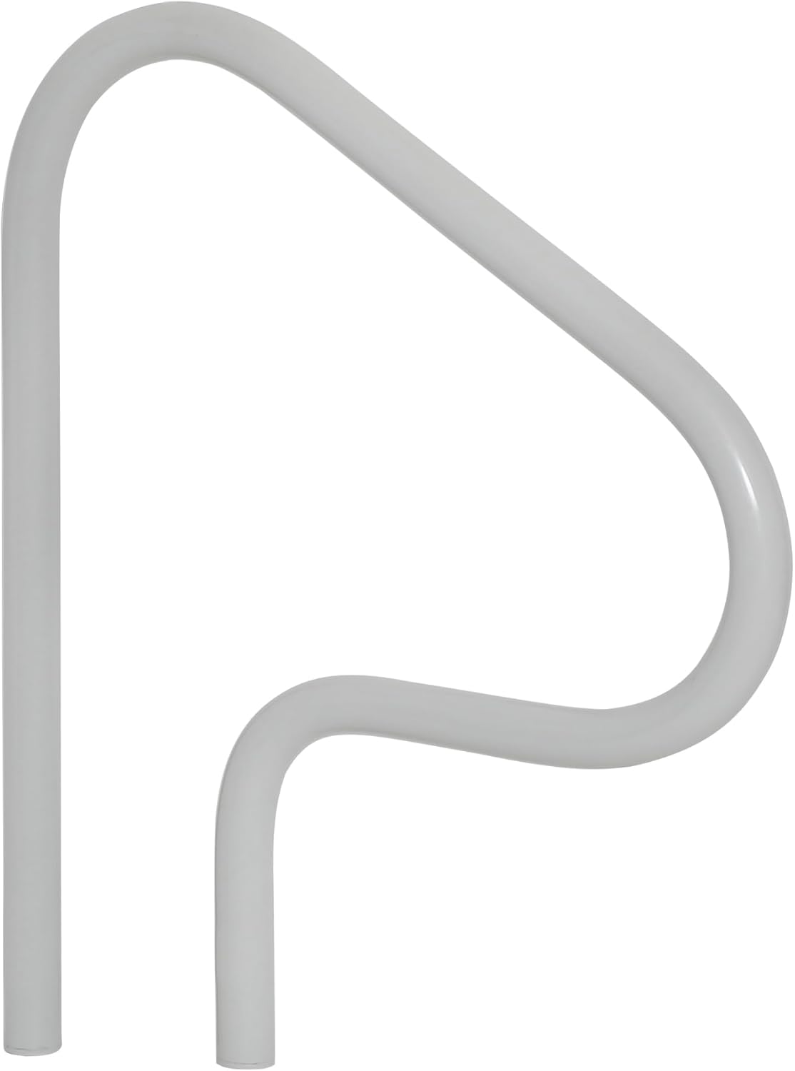 Rust Proof P-326-RTD Gray Return-to-Deck Figure 4" Swimming Pool & Spa Handrail. Three Bend, 30" H x 26" W. (Matching Color Escutcheons and Freight Included)