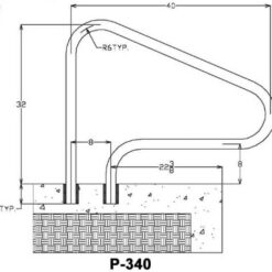 Rust Proof RTD-340 White 3-Bend Return-to-Deck Figure 4