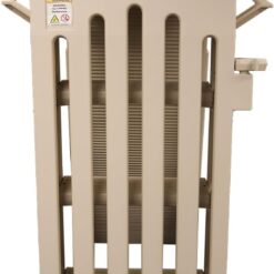 Confer Plastics G7200 Roll Guard Self Closing Self Latching Pool Ladder Safety Gate with 73-inch High Latch and Included Padlock, GATE ONLY for Use on 7200 RollGuard A-Frame Ladder Only, Warm Grey