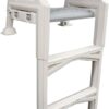 Confer Plastics 635-52X Sturdy Above Ground in-Pool Swimming Pool Ladder for Decks Adjustable from 46"-56"