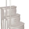 Main Access 200600T 4 Piece 24" Wide Heavy Duty Adjustable Above Ground Swimming Pool Smart Step Entry System with 200 Pound Capacity, Taupe